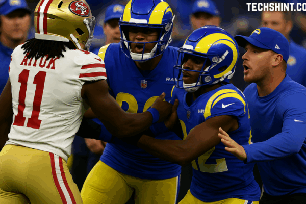 Brandon Aiyuk Rams Sideline Scuffle: Tensions Flare in Intensifying NFC West Rivalry brandon aiyuk rams sideline scuffle