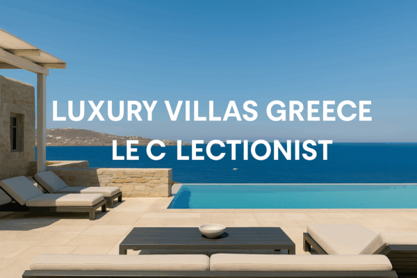 Luxury Villas Greece Le Collectionist: Redefining Island Stays with Curated Comfort and Personalized Service